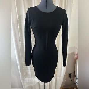 Lulus Black Backless Mini Dress Size M